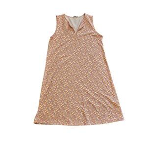 J.McLaughlin Catalina Cloth Shift Dress Medium Sleeveless Caravelle Tulip blue